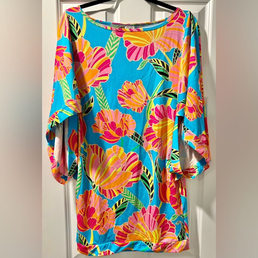 NWT- Trina Turk Swim Coverup (swim tunic)- Poppy Size- Medium - Picture 3 of 6